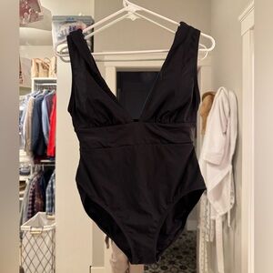 Andie Swim The Mykonos‎ One Piece Swimsuit Black size S NWT